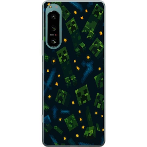 Sony Xperia 5 IV Läpinäkyvä kuori Minecraft Dungeons Mob