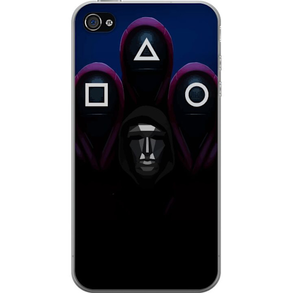 Apple iPhone 4s Läpinäkyvä kuori Squid Game Kausi 3 Uudet Ikoni Suosittu Sarja TV Motiivi Aasialainen Draama Trendikäs Graafinen Suunnittelu