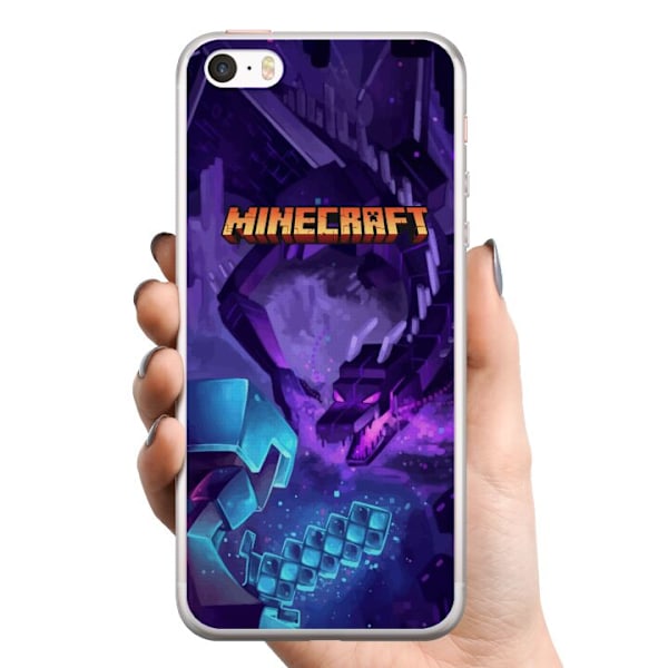 Apple iPhone SE (2016) TPU Matkapuhelimen kuori Minecraft