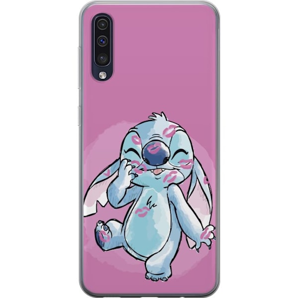 Samsung Galaxy A50 Gjennomsiktig deksel Stitch Puss