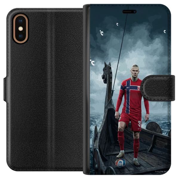 Kompatibel Tegnebogsetui til Apple iPhone X Norsk fotbollsviking rød