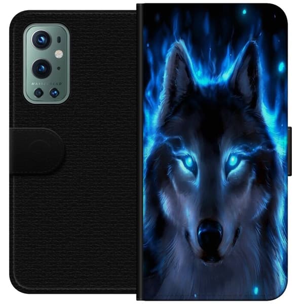 Kompatibel Tegnebogsetui til OnePlus 9 Pro Ulv