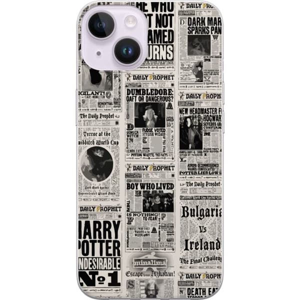 Kompatibelt Mobildeksel til Apple iPhone 14 Harry Potter Tidsskrift
