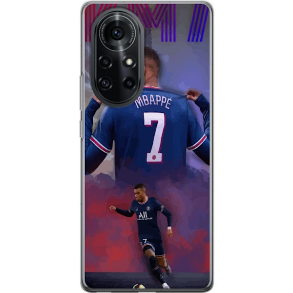 Huawei nova 8 Pro Läpinäkyvä kuori MAP Jalkapallo Design Graafinen Kuviointi Moderni Urheiluaihe Trendikäs Jalkapallo Suosittu Graafinen Tyyli Mot