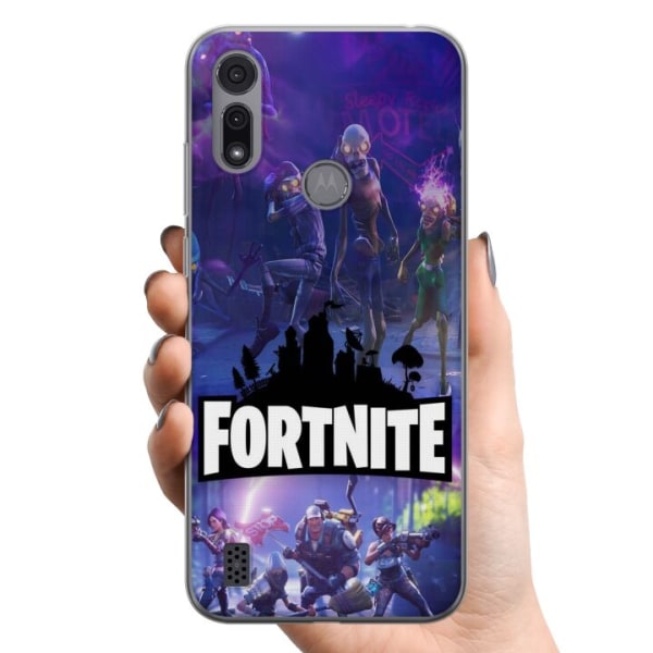 Motorola Moto E6i TPU Mobilcover Fortnite