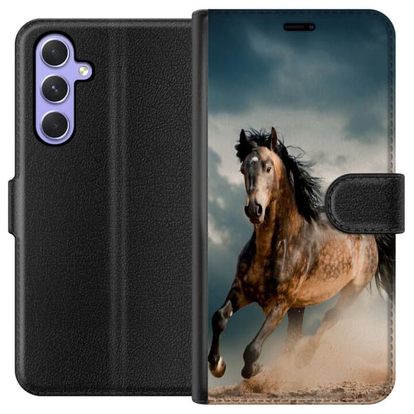 Kompatibelt Lommeboketui til Samsung Galaxy A54 Hest