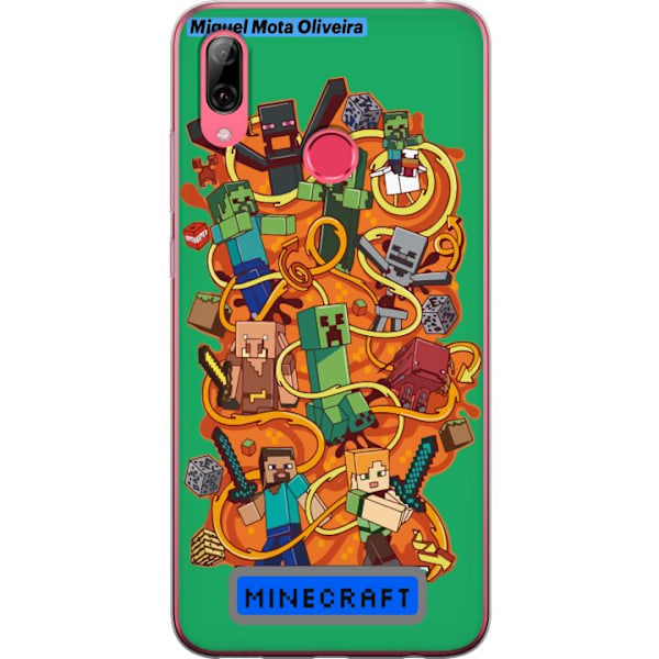 Huawei Y7 (2019) Läpinäkyvä kuori Minecraft