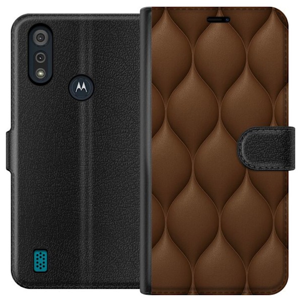 Motorola Moto E6i Tegnebogsetui Kakaoskalaer