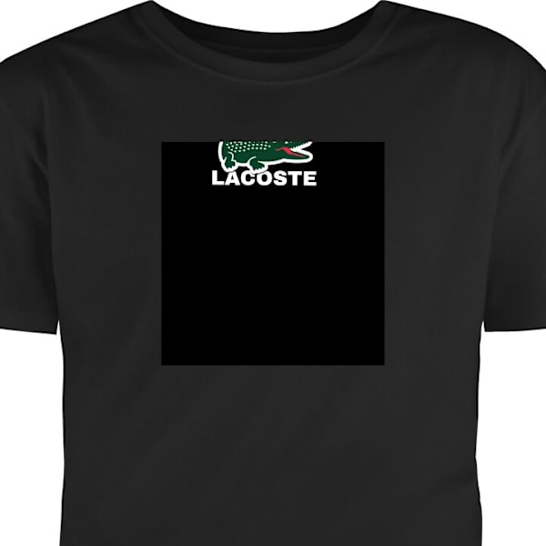 Børne T-shirt | Behagelig T-shirt til Børn Lacoste sort 5-6 År