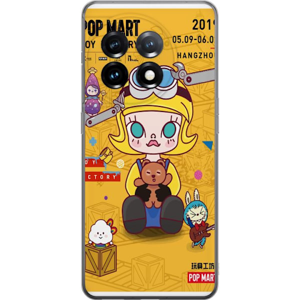 OnePlus 11R Gennemsigtig cover Legetøjsfabrik Pop Mart