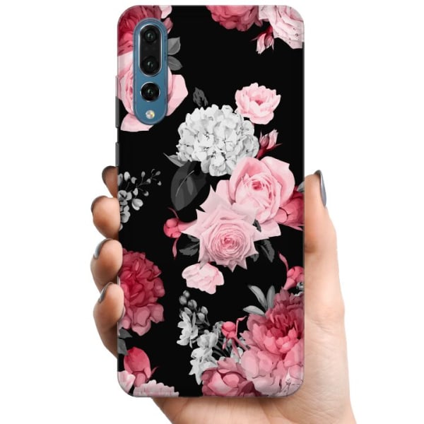 Huawei P20 Pro TPU Mobildeksel Floral Bloom