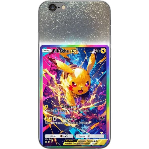 Kompatibel Mobilcover til Apple iPhone 6 Plus Pikachu gul
