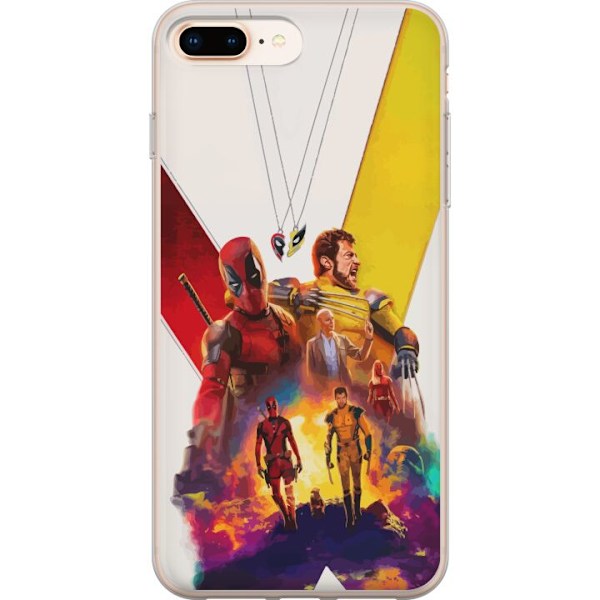 Apple iPhone 8 Plus Läpinäkyvä kuori Wolverine Deadpool