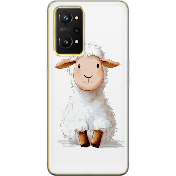 Realme GT Neo 3T Läpinäkyvä kuori Suloinen Lammas - lasten ja vauvan tuotteita sarjakuvatyyliin