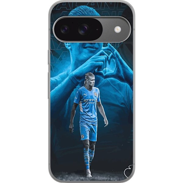 Google Pixel 9 Pro Gennemsigtig cover Erling Haaland