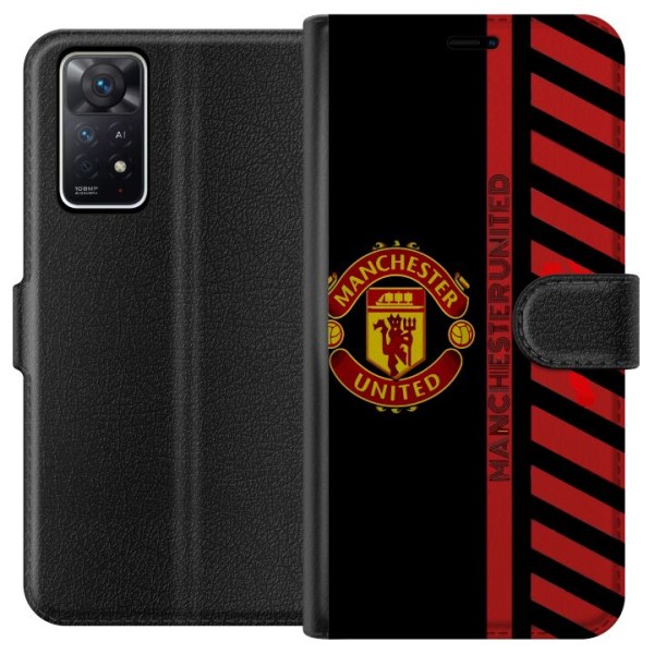 Xiaomi Redmi Note 11 Pro 5G Lompakkokotelo Manchester United