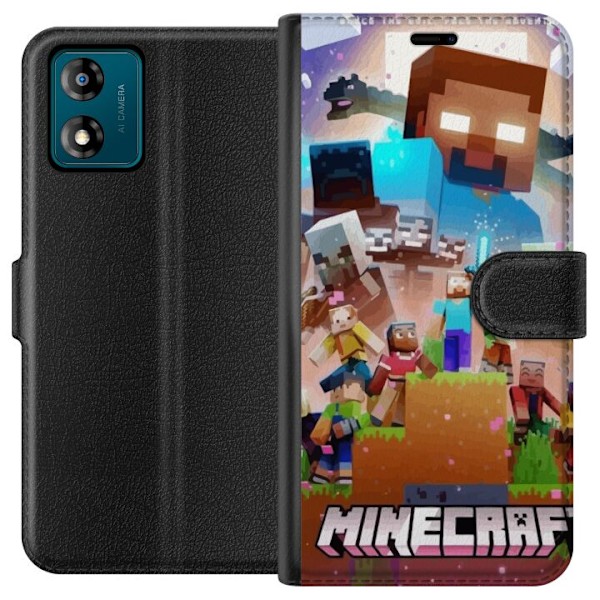 Motorola Moto E13 Tegnebogsetui Minecraft