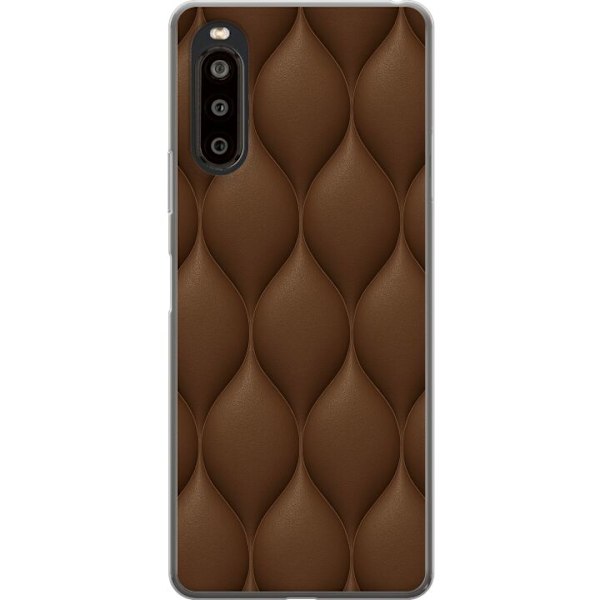 Sony Xperia 10 II Genomskinligt Skal Cocoa Scales
