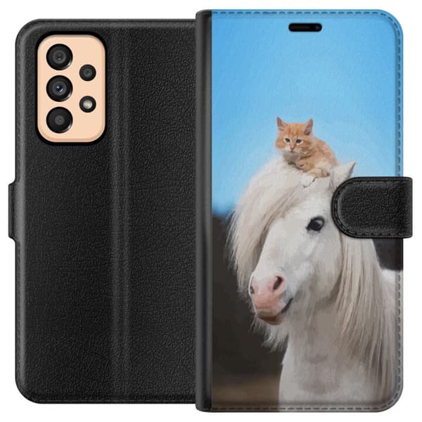 Kompatibelt Lommeboketui til Samsung Galaxy A53 5G Ulver