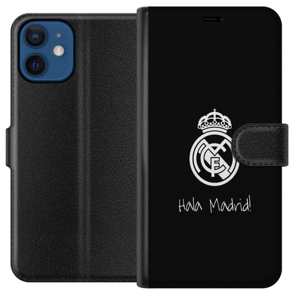 Kompatibel Tegnebogsetui til Apple iPhone 12 mini Real Madrid
