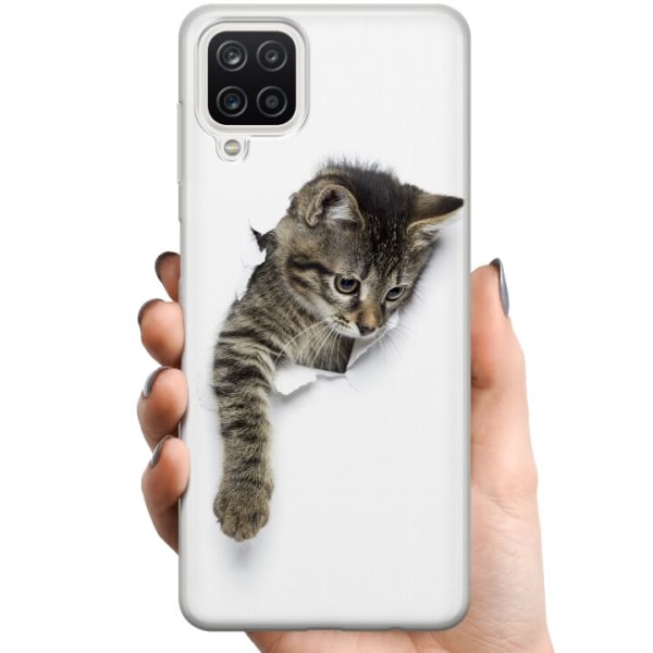 Samsung Galaxy A12 TPU Mobildeksel Katt