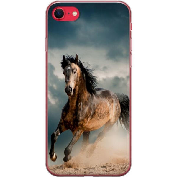 Apple iPhone SE (2020) Gennemsigtig cover Hest