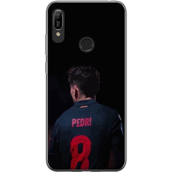 Huawei Y6 (2019) Genomskinligt Skal Pedri FC Barcelona Fotboll