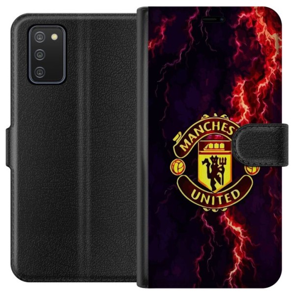 Samsung Galaxy A02s Tegnebogsetui Manchester United