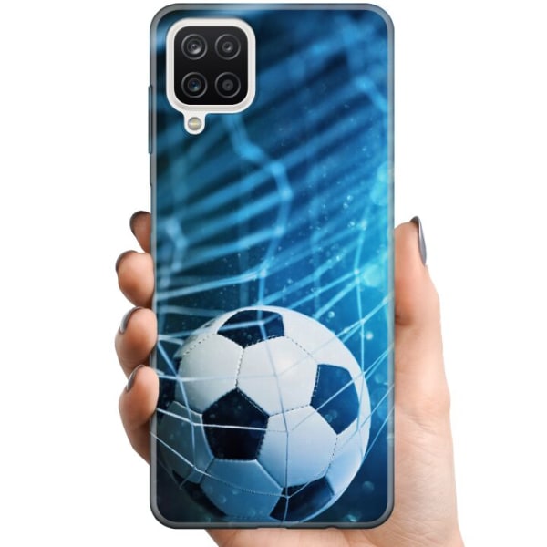 Samsung Galaxy A12 TPU Mobilcover Fodbold