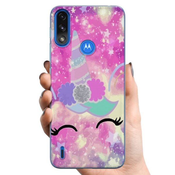 Motorola Moto E7 Power TPU Matkapuhelimen kuori Ensikertalainen