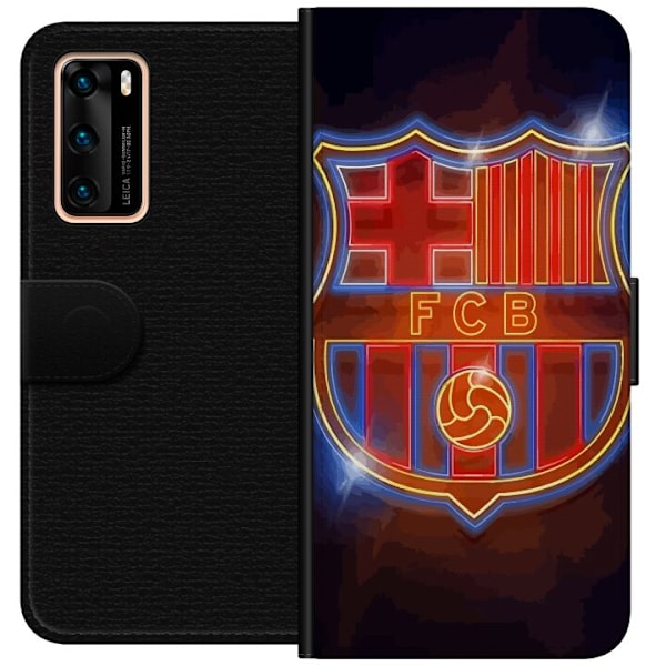 Huawei P40 Lompakkokotelo FC Barcelona