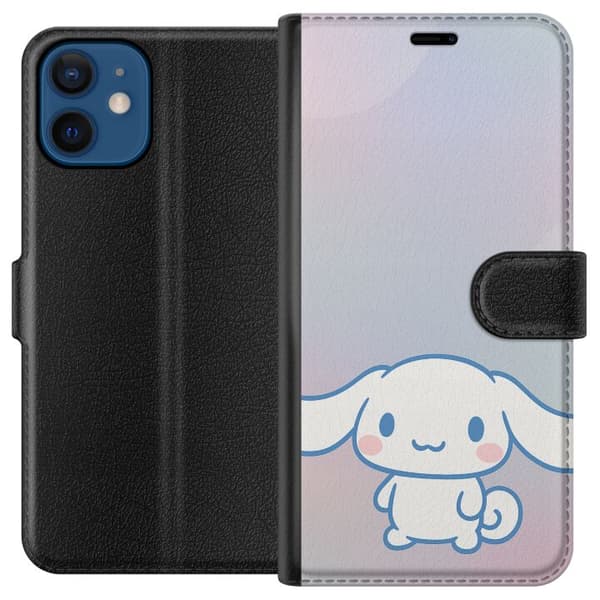 Kompatibel Tegnebogsetui til Apple iPhone 12 mini Kawaii Sanrio Cinnamonroll
