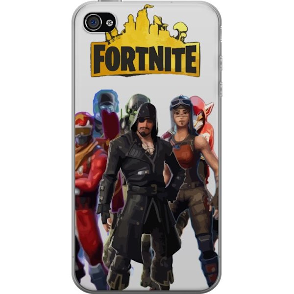 Apple iPhone 4s Läpinäkyvä kuori Fortnite