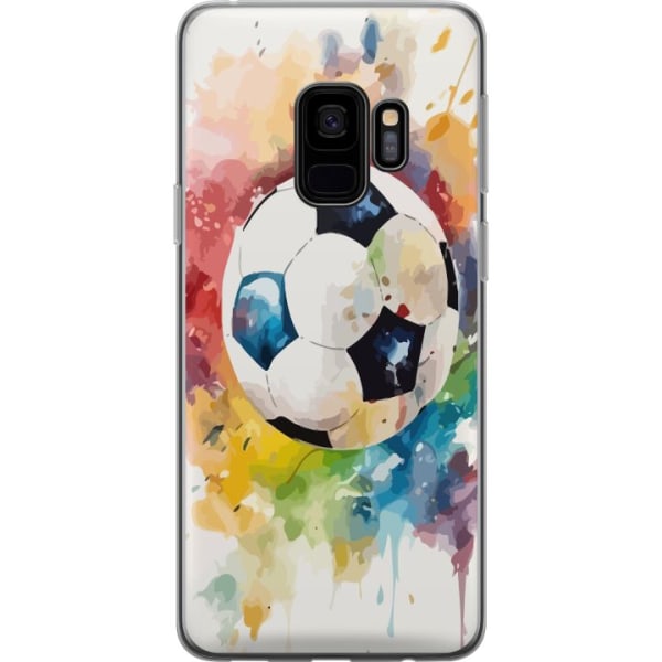 Samsung Galaxy S9 Genomskinligt Skal Fotboll