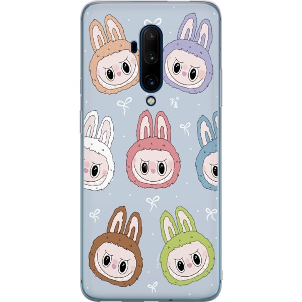 OnePlus 7T Pro Genomskinligt Skal Labubu Star Pattern – Stj