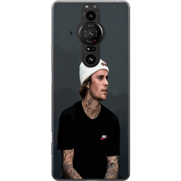 Sony Xperia Pro-I Genomskinligt Skal Justin Bieber