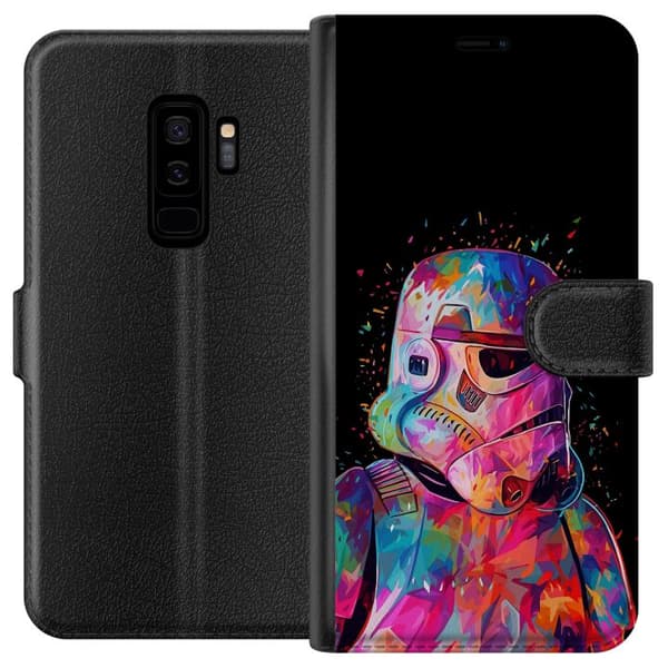 Kompatibel Tegnebogsetui til Samsung Galaxy S9+ Star Wars Stormtrooper