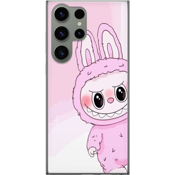 Samsung Galaxy S23 Ultra Läpinäkyvä kuori Labubu Jänis-sarja