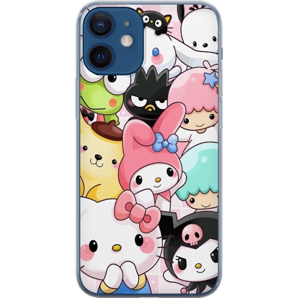 Apple iPhone 12  Läpinäkyvä kuori Kawaii Sanrio Crew