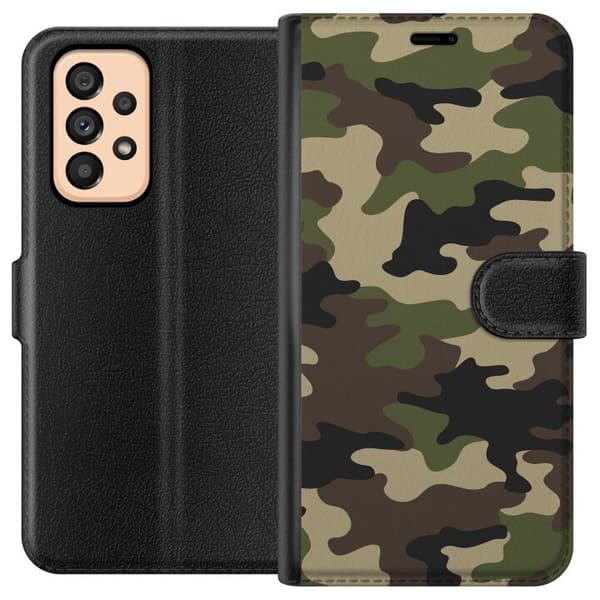 Kompatibelt Lommeboketui til Samsung Galaxy A53 5G Militær