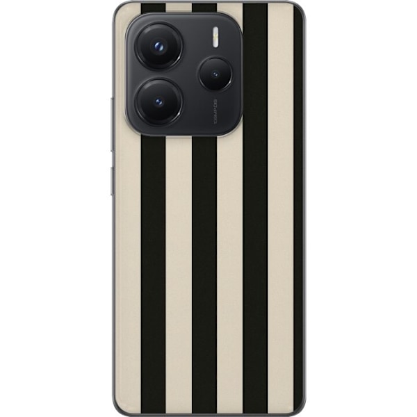 Xiaomi Redmi Note 14 Genomskinligt Skal Line Flow