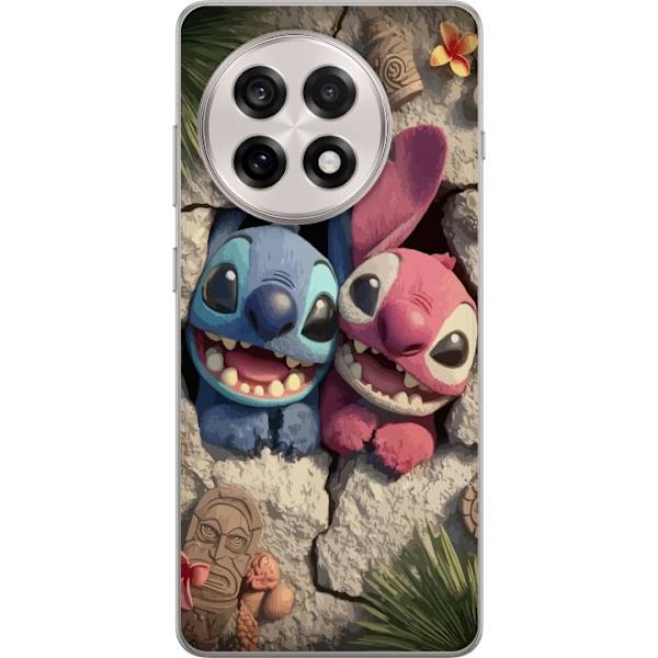 OnePlus 13R Läpinäkyvä kuori Stitch Angel Lilo & Stitch Motiivi Disney Rakkaus Sarjakuvahahmo Suosittu Sininen Avaruusolio Hauska Disney-elokuva
