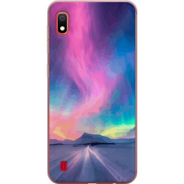 Samsung Galaxy A10 Gennemsigtig cover Nordlys