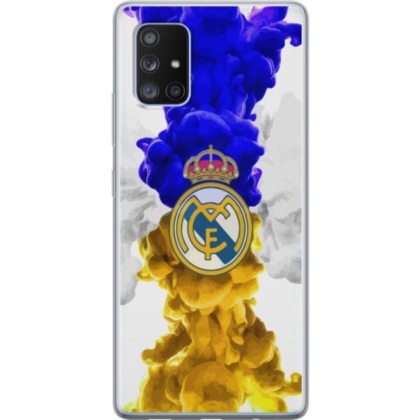 Samsung Galaxy A71 5G Genomskinligt Skal Real Madrid Färger