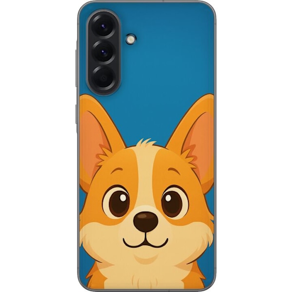 Samsung Galaxy A56 Genomskinligt Skal Hello Corgi