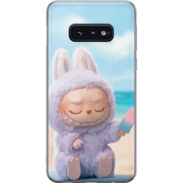 Samsung Galaxy S10e Läpinäkyvä kuori Labubu Vaaleanpunainen