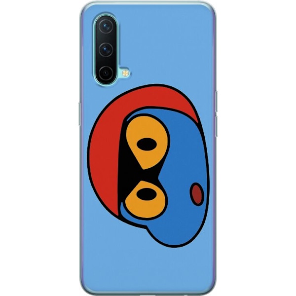 OnePlus Nord CE 5G Genomskinligt Skal Bold Bot Head