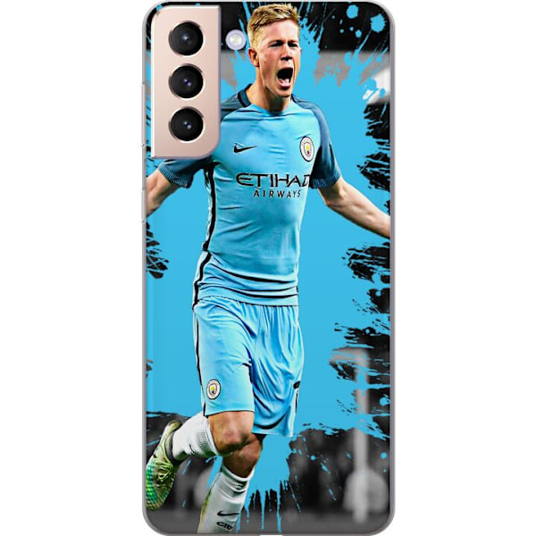 Samsung Galaxy S21 Läpinäkyvä kuori Kevin De Bruyne