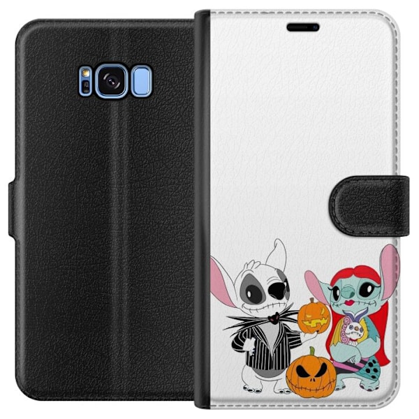 Samsung Galaxy S8 Lommeboketui Stitch familien addams