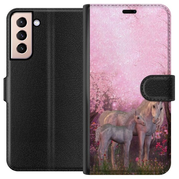 Samsung Galaxy S21 Lommeboketui Unicorn